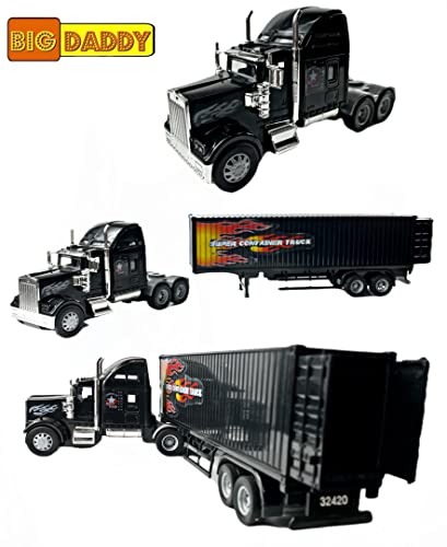 Big Daddy Heavy Duty Tractor Trailer Cargo Transporter with Cargo Hold