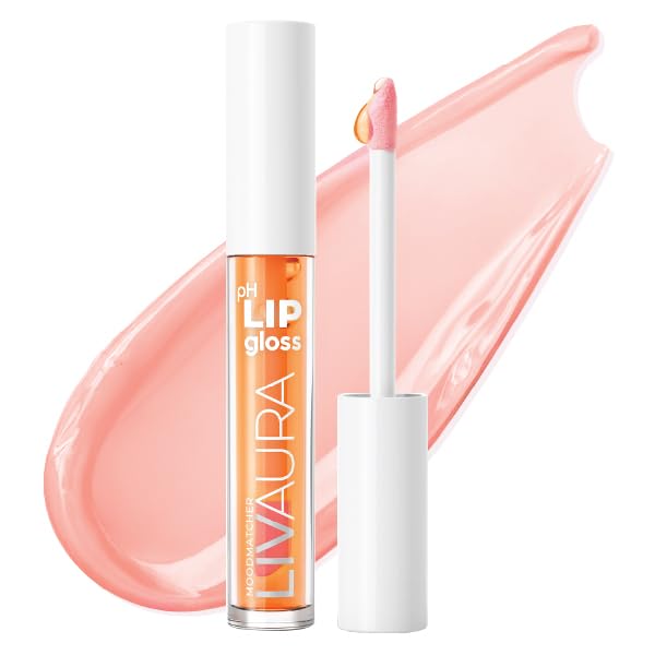 LIVAURA Tinted Lip Gloss for Women, pH Activated Hydrating, Moisturizing, Shiny Lipgloss, Non Sticky LipGloss, Glossy Lip Tint, Lip Shine, Smooth Lip