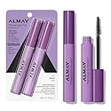 Almay Thickening & Tint Mascara, Instant Soft Full Volume, Conditions & Darkens Natural Lashes Over Time, No Flaking or Clumping, 402 Black, 2 count