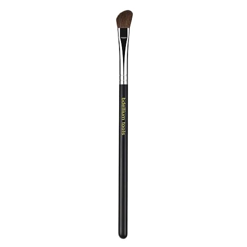Bdellium Tools Professional Makeup Brush - Maestro Series 766 Angled Shadow - With Soft Natural Fibers, For Applying Eyeshadow (Black, 1pc)