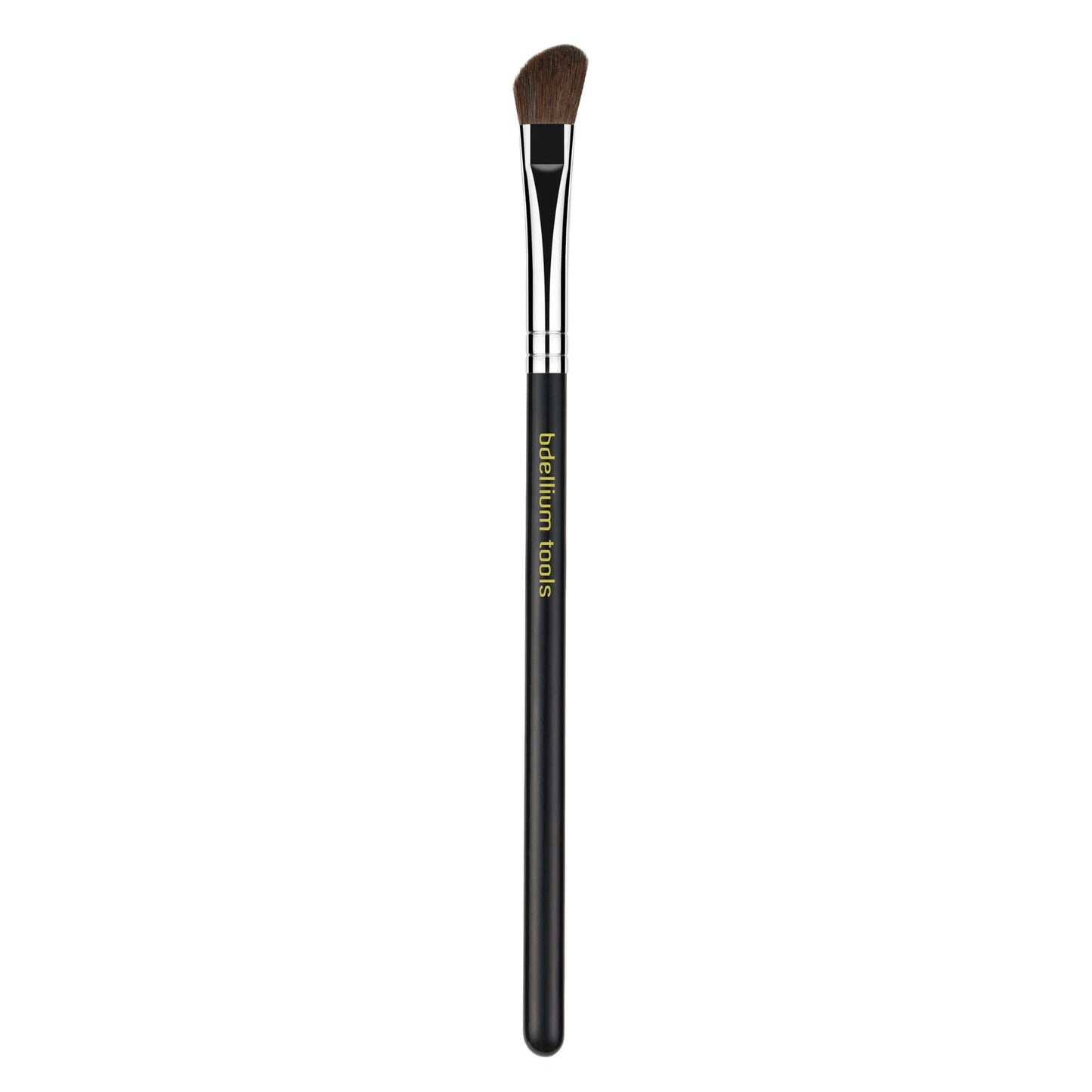Bdellium Tools Professional Makeup Brush - Maestro Series 766 Angled Shadow - With Soft Natural Fibers, For Applying Eyeshadow (Black, 1pc)
