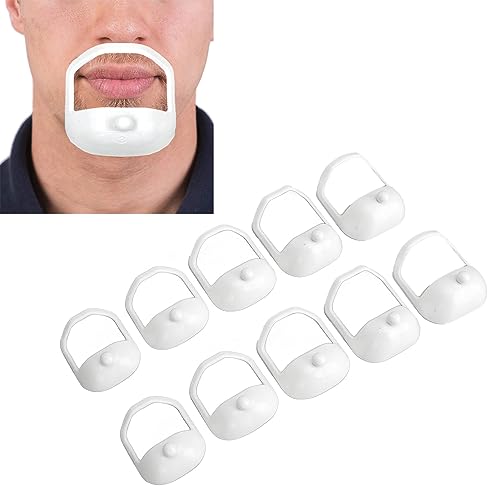 Sonew Beard Shaving Template, Face Hair Styling Templates, Beard Shaping Styling Template, Trimming Beard Shaping Styling Shaper, 2 Set, 5 Different Beauty and Personal Care Sonew