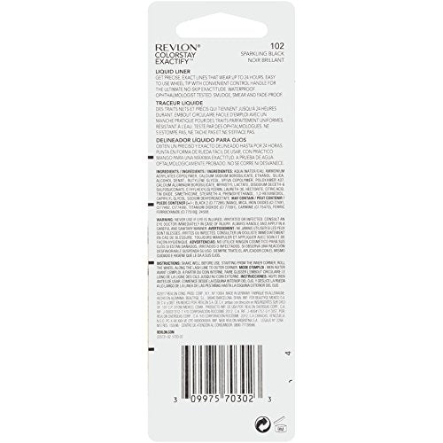 REVLON ColorStay Exactify Liquid Liner, Sparkling Black