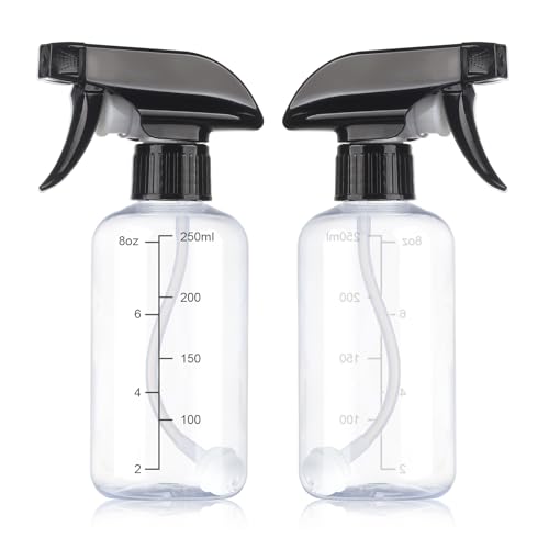 360° Spray Bottles 2 Pack 10oz Plastic Water Sprayer Small Squirt Bottle Beauty and Personal Care Gungtien Default Title