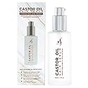 HerStyler Castor Oil Hair Serum for Hair Growth - Hair Shine Serum with Vitamin E - Hair Growth Serum - Hair Serum Heat Protectant - Vitamin E