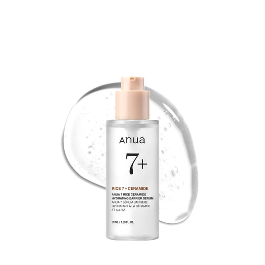 Anua Rice Ceramide 7 Hydrating Barrier Serum, Moisturizing Face Serum, Non-comodogenic, Hyaluronic Acid, Niacinamide, Lightweight, Fragrance Free Beauty and Personal Care ANUA Default Title