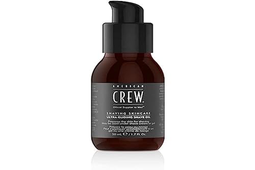American Crew Ultra Gliding Shave Oil, Shaving Skincare, Stocking Stuffer for Men, 1.7 Fl Oz