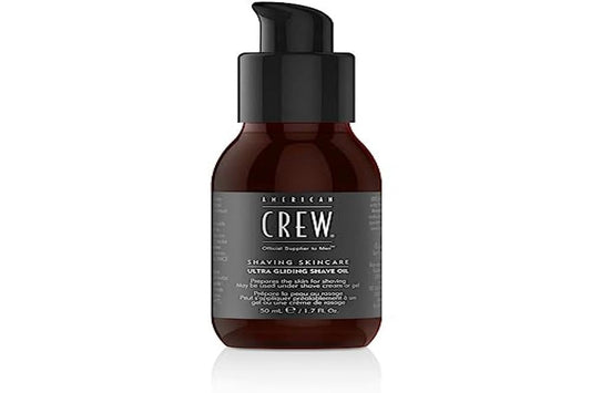 American Crew Ultra Gliding Shave Oil, Shaving Skincare, Stocking Stuffer for Men, 1.7 Fl Oz