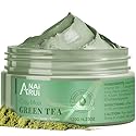 ANAI RUI Green Tea Mask, Clay Mask for Poreless Deep Cleanse, Green Tea Face Mask Blackhead Remover with Kaolin, Aloe, Collagen, Pore Minimizer