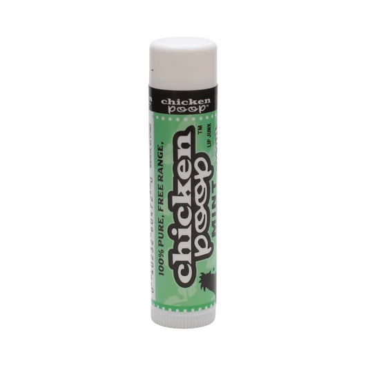 Chicken Poop Lip Balm Simone Chickenbone 100% Natural Moisturizer, Refreshing for Dry Chapped Lips, 0.15 oz, (Mint), 1 Pack Beauty & Personal Care Simone Chickenbone