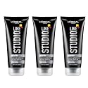 L'Oreal Paris Studio Line INVISI Gel, Strong Hold 6.80 oz (Packs of 3)