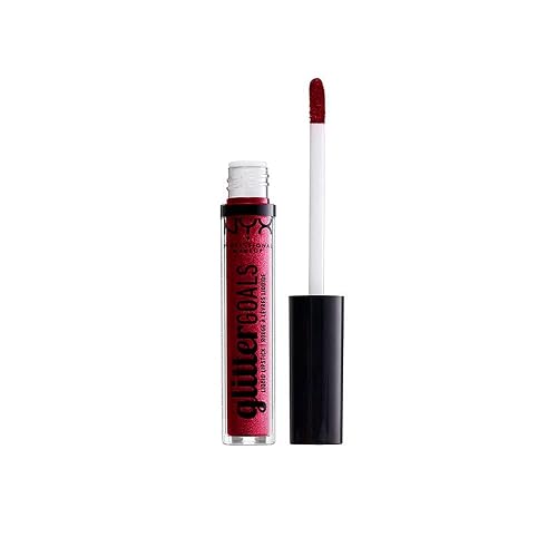 NYX PROFESSIONAL MAKEUP Glitter Goals Liquid Lipstick - Bloodstone, Berry With Multi-Dimensional Glitter