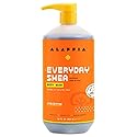 Alaffia EveryDay Shea Body Wash, Naturally Moisturizing Cleanser for All Skin Types with Fair Trade Shea Butter, Neem & Coconut Oil, Unscented, 32 fl