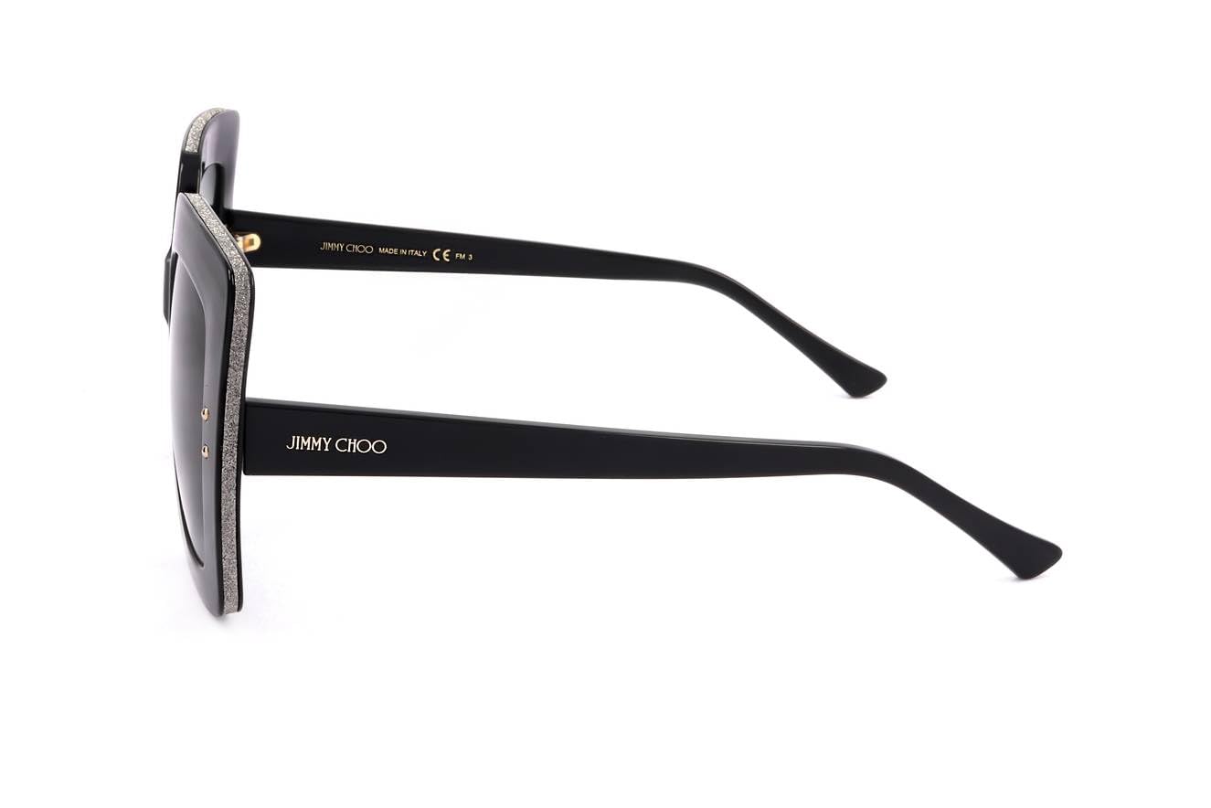 JIMMY CHOO AURI/G/S Black/Grey Shaded 53/22/145 women Sunglasses