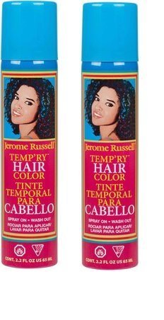 Jerome Russell Temp'ry Hair Color 2.2 Oz. Pack of 2 (Dark Blonde & Honey Blonde)
