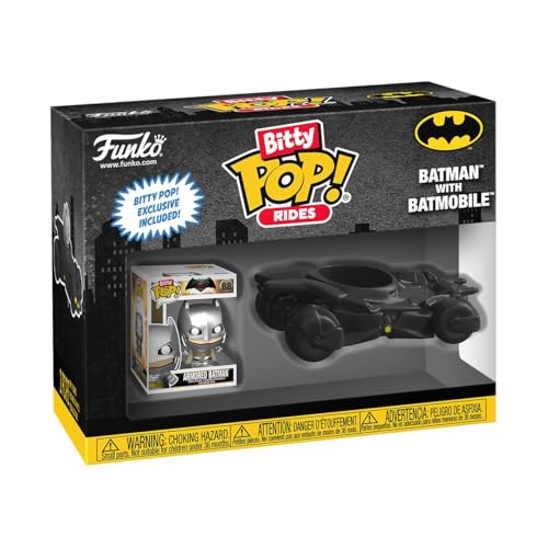 Funko Pop! Bitty Ride: DC - Batman with Bat Mobile