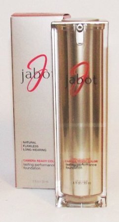 Jabot Camera Ready Color Lasting Performance Foundation - WARM CARAMEL MEDIUM DARK - 1 OZ / 30 ML