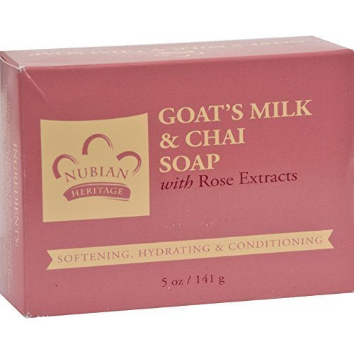 Nubian Heritage Soap Bar Goats Mlk Chai Beauty & Personal Care Nubian Heritage