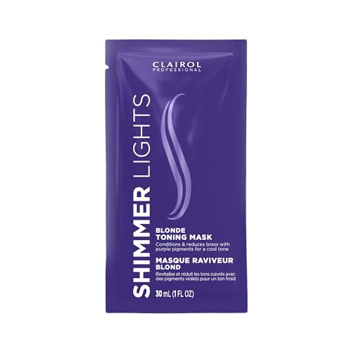 Clairol Professional Shimmer Lights Violet Toning Mask 30mL Beauty and Personal Care Clairol Professional Default Title