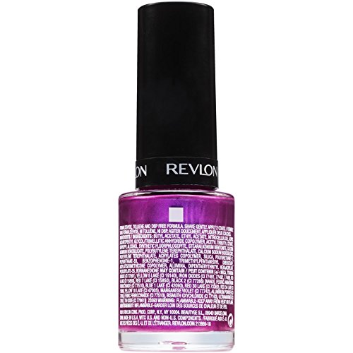 Revlon ColorStay Gel Envy Longwear Nail Polish, with Built-in Base Coat & Glossy Shine Finish, in Plum/Berry, 415 What Happens in Vegas, 0.4 oz