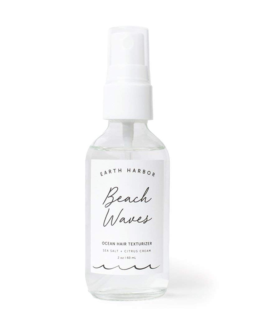 Earth Harbor BEACH WAVES Ocean Hair Texturizer, Sea Salt Spray for Beachy Texture Volume and Body, Lightweight Hydration with Oil Control, Fine Mist