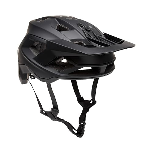 Fox Racing Unisex Speedframe Mountain Bike Helmet, Black Solid, Medium