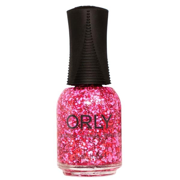 Orly Nail Polish Topper 'Kiss n Tell' | Heart & Lips Confetti Top Coat Beauty & Personal Care Orly
