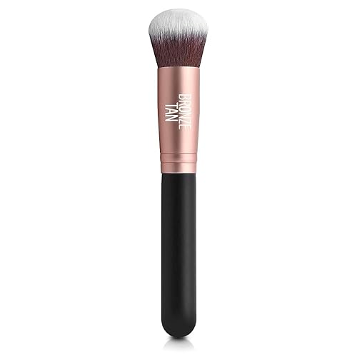 Bronze Tan Self Tanning Brush for Face and Kabuki Self Tanner Brush for Sunless Tanner - Self Tan Applicator for Face - Self Tanning Face Brush
