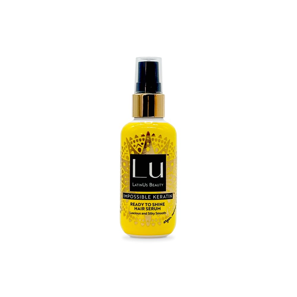 LATINUS Lu Beauty Ready to Shine Hair Serum Instant Shine & Glossy Finish (3 oz)