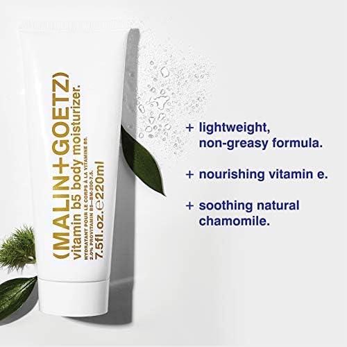 MALIN+GOETZ Vitamin B5 Body Moisturizer, 7.5 Fl. Oz. - Moisturizing Body Cream for Men & Women, Hydrating Hand & Body Lotion, All Skin Types, Vegan