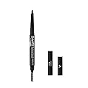 Absolute New York Perfect Eyebrow Pencil Dual-Ended To Shape, Fill, and Define Eyebrows (MEBP11 Black Soft)