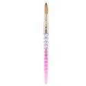 Kiara Sky Kolinsky Acrylic Nail Brush #16 - Pure Kolinsky Sable Hair, Pink Crystal Handle, Acetone Resistant, for Acrylic Application, Extensions & 3D Beauty & Personal Care KIARA SKY