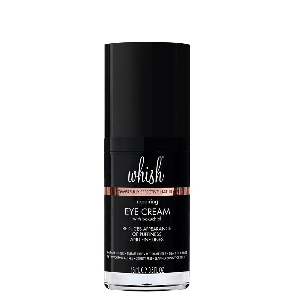 Whish Repairing Eye Cream - Reduces Puffiness & Appearance of Fine Lines, Reduces the Appearance of Bags & Dark Circles, Has Gentle All Natural