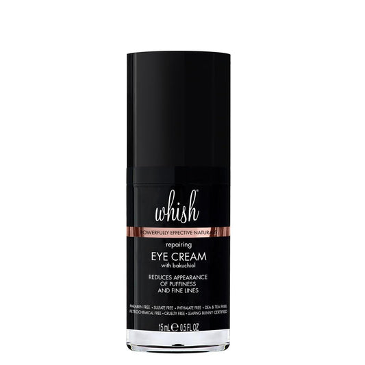 Whish Repairing Eye Cream - Reduces Puffiness & Appearance of Fine Lines, Reduces the Appearance of Bags & Dark Circles, Has Gentle All Natural