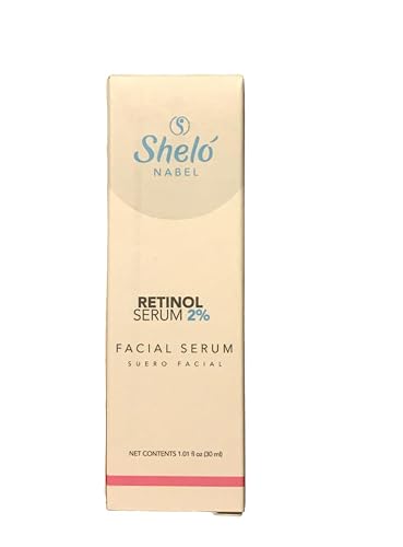 RETINOL SERUM 2% Shelo NABEL Mejora la apariencia del tono y la textura de la piel (FDA Aproved)