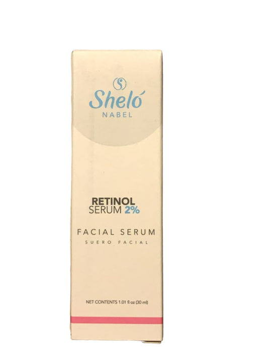 RETINOL SERUM 2% Shelo NABEL Mejora la apariencia del tono y la textura de la piel (FDA Aproved) Beauty & Personal Care Sheló NABEL