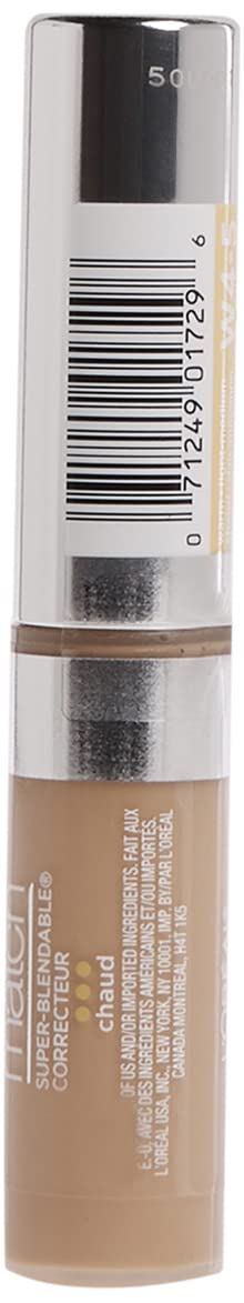 L'Oreal Paris True Match Super-Blendable Concealer, Light/Medium Warm, 0.17-Fluid Ounce