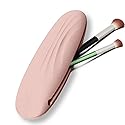 JEWYOCO Travel Makeup Brush Holder Silicon Trendy Portable Soft Sleek Cosmetic Face Makeup Tools Organizer Container Small Case for Travel (BRUSHES