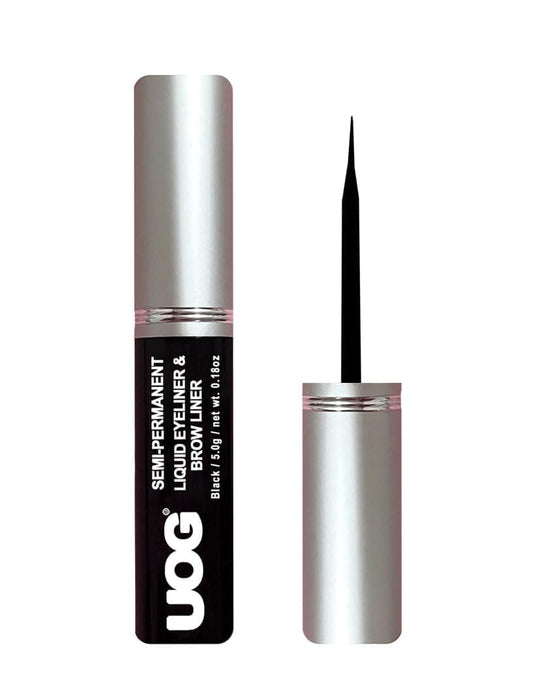 UOG (United One) Liquid Eyeliner & Eyebrow Liner - Waterproof, Semi-Permanent, Smudge-Proof, Lasts Up to 7 Days, Allergy-Free with Precise Slender…
