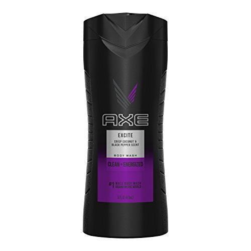 Axe Body Wash, Excite, 16 fl oz (One Pack)