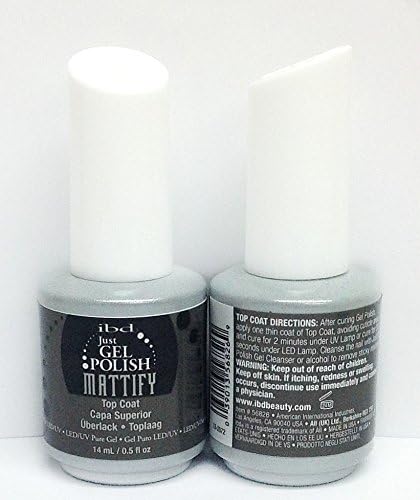 IBD Just Gel Polish, Mattify Top Coat, 0.5 Fluid Ounce Beauty & Personal Care IBD