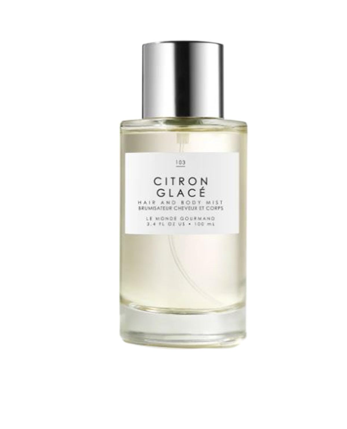 Gourmand Citron Glaze Hair + Body Mist 3.4 Fl.Oz! Blend Of Lemon, Jasmine, and Rock Sugar! Perfumed Hair & Body Mist For All Day Long-Lasting