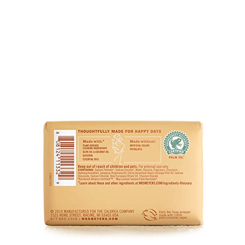 MRS. MEYER’S CLEANDAY Clean Day's Bar Soap, Use as Body Wash or Hand Soap, Cruelty Free Formula Made with Essential Oils, Oat Blossom Scent, 5.3 oz, 1 Beauty & Personal Care SC Johnson