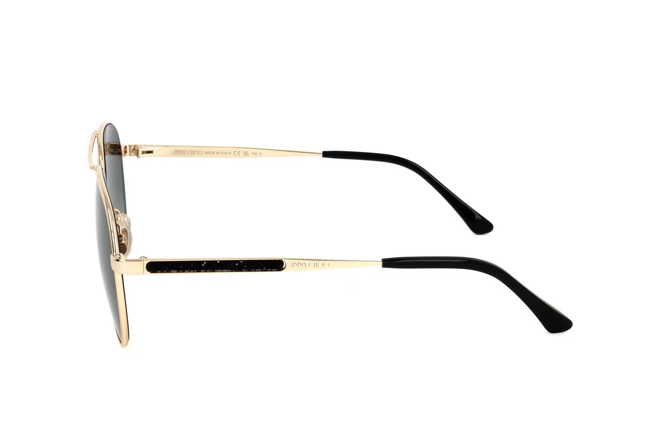 JIMMY CHOO Grey Shaded Pilot Ladies Sunglasses JIMENA/S 02M2/9O 60