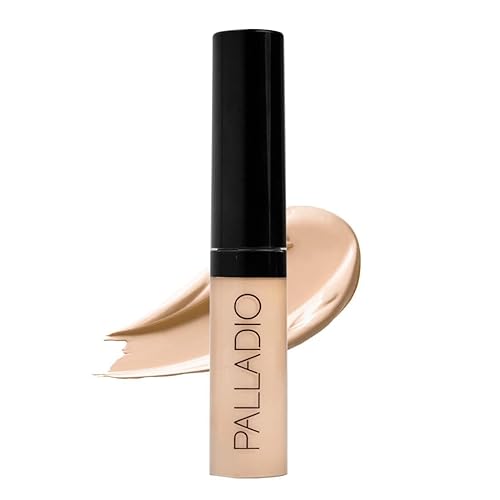 Palladio Liquid Concealer, Medium Coverage, Lightweight and Buildable Formula for Seamless Coverage, Conceals Imperfections, Brightens Skin, and Lasts