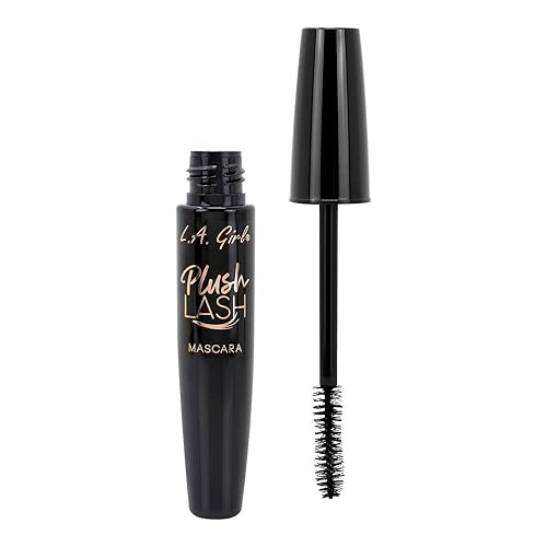 L.A. Girl Plush Lash Mascara, Velvety Black GMS658