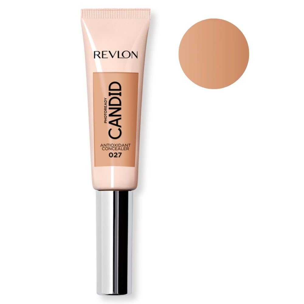 Revlon PhotoReady Candid Concealer, with Anti-Pollution, Antioxidant, Anti-Blue Light Ingredients, without Parabens, Pthalates and Fragrances