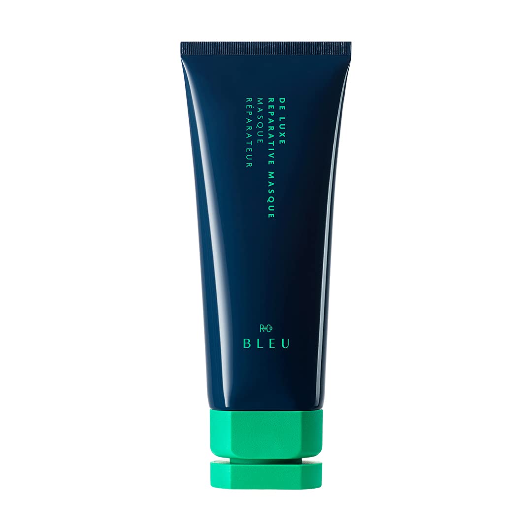 R+Co BLEU De Luxe Reparative Masque - Restores Texture, Strength, and Shine to Dry, Damaged Hair, Hydrates, Calms, Smoothes, Seals Cuticles, Mends