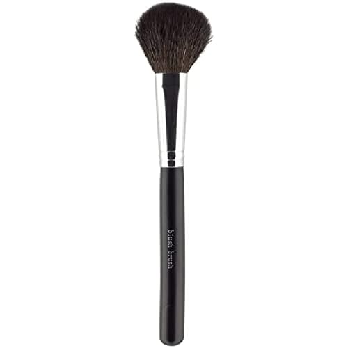 Bodyography Soft Synthetic Angled Makeup Brush | Single Precision Tool for Contouring, Highlighting, Blending, and Setting | Fluffy, Travel-Friendly