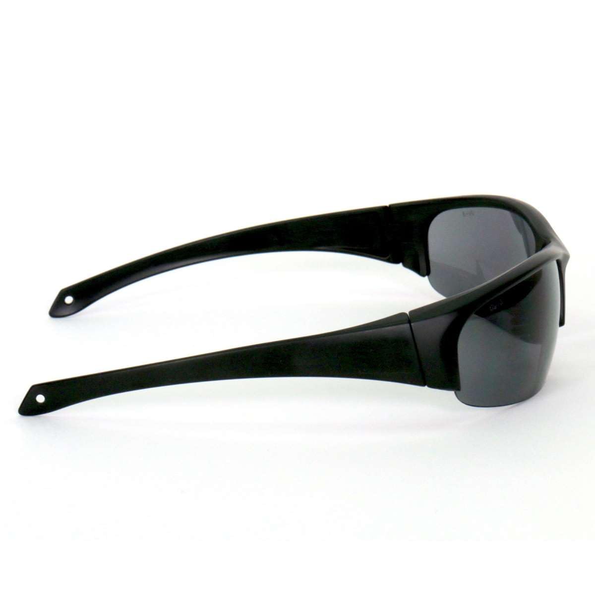 Hot Leathers Eazy Eyes Safety Sunglasses with Smoke Mirror Lenses SGF1069 - One Size